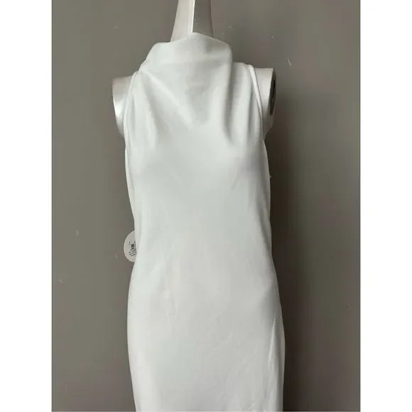 staud backless dress STAUD, Stella Dress in Taupe, Size 14 main image 1